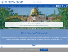 Tablet Screenshot of pinewoodschool.co.uk
